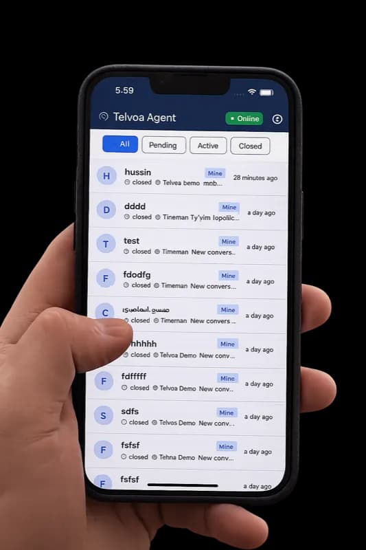 Telvoa Agent App